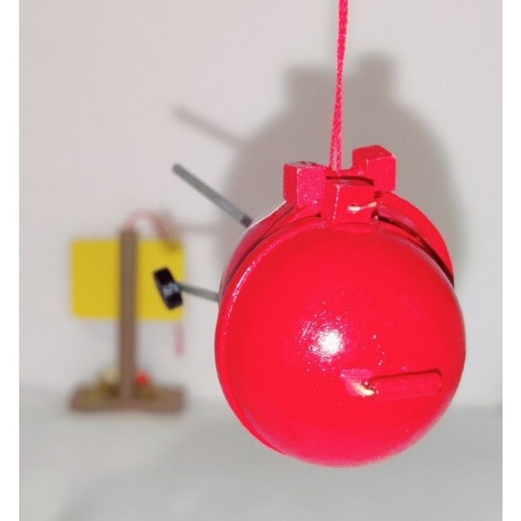 Vintage Christmas Ornament Lot BBQ Grill, Lawn Mower, Garage Sale Sign Pre Owned - Picture 16 of 16